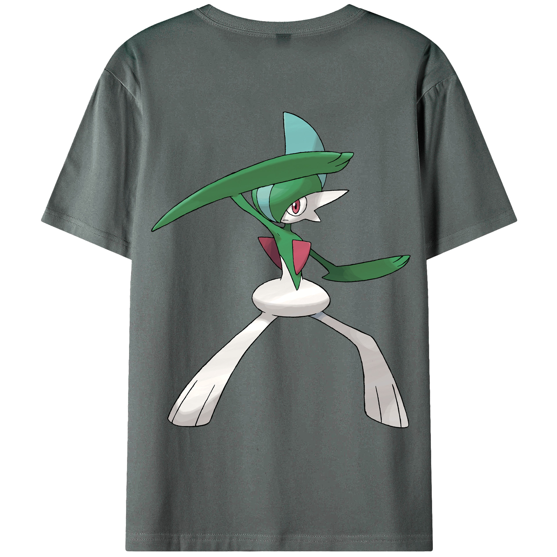 （画像用） ポケットモンスター Pokémon 綿100％ メンズ半袖Tシャツ（バックプリント） 通気性